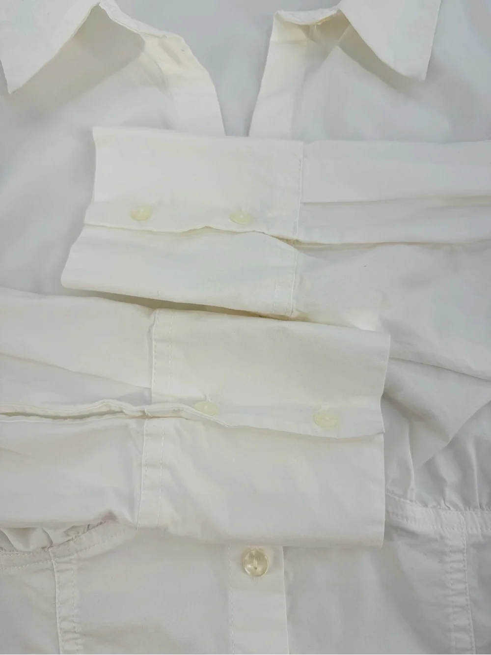 Abercrombie & Fitch White Corset Button Shirt Top Women's Medium - Picture 10 of 17